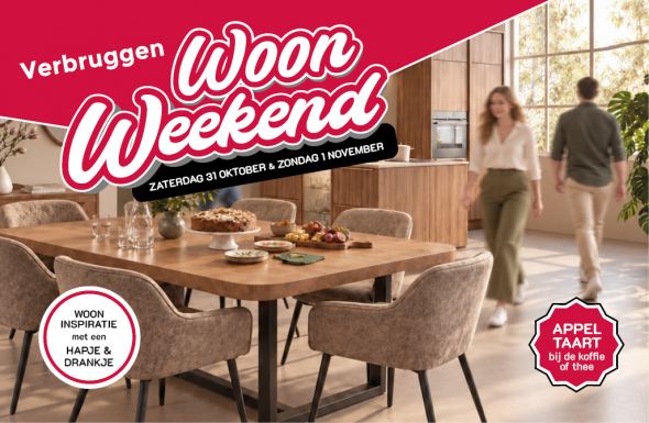 Woonweekend, 31 oktober en 1 november 2026